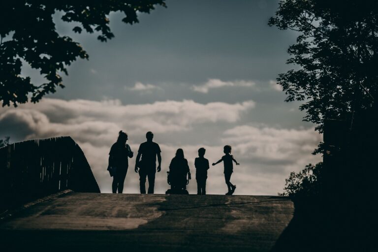 Chester Zoo Photo - Family On Bridge - Landscape